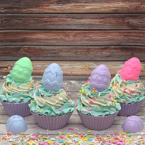 Easter Egg Cupcake Soap | Easter Cupcake Soap |Cupcake Soap | Gifts for Kids | Organic Soap |  | Easter Basket Stuffers | Easter Egg Gift