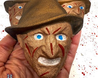 Dream Haunter Horror Bath Bomb | Halloween Bath Bomb, Hand-Painted, Surprise Colors, Horror Gift, Scary Movie Gifts, Rusted Acre