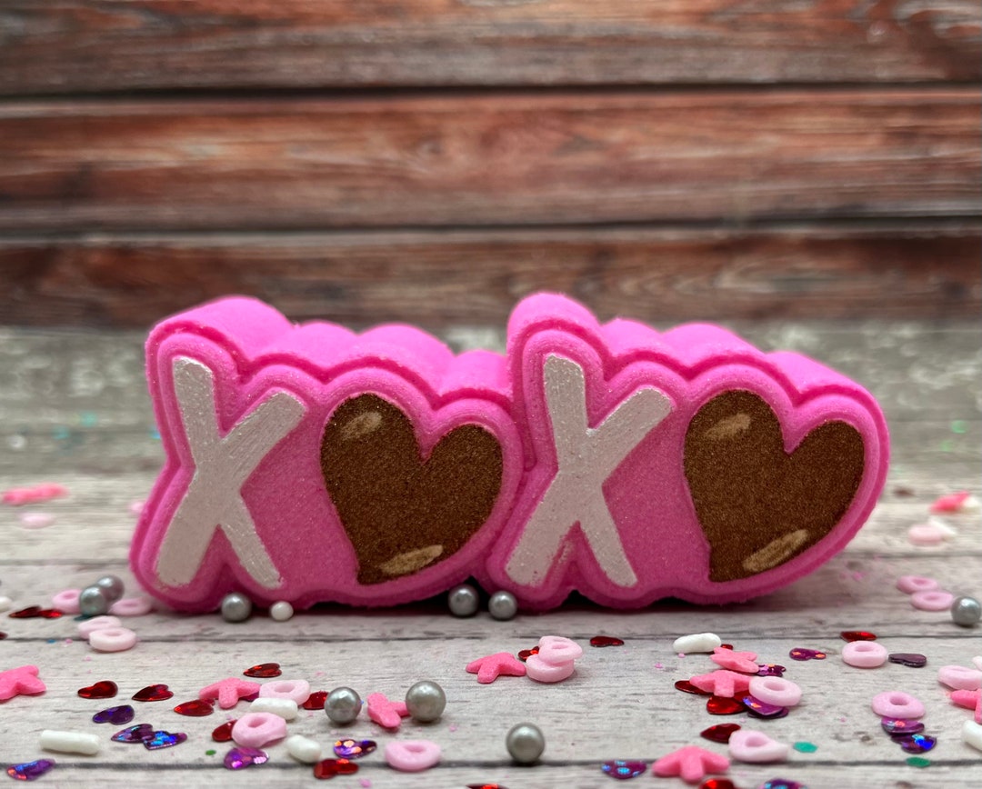 Heart Bath Bombs Fizzy Bath Bombs Valentines Day Gift Gifts for Kids