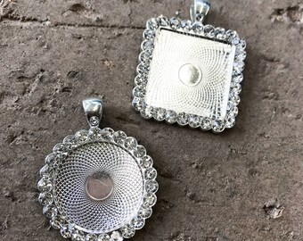 Bling Wedding Bouquet Charm DIY Empty