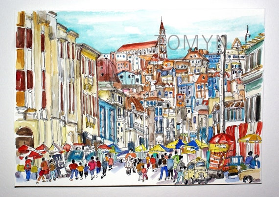 NEW MADAGASCAR. ANTANANARIVO. Central Madagascar Island Art. - Etsy