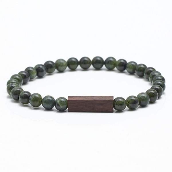 Engravable Wood & Bracelet - Gift for Boyfriend, Friend, Husband, Partner - 5th Anniversary for Him