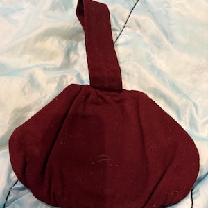 Bolso vintage burdeos para mujer