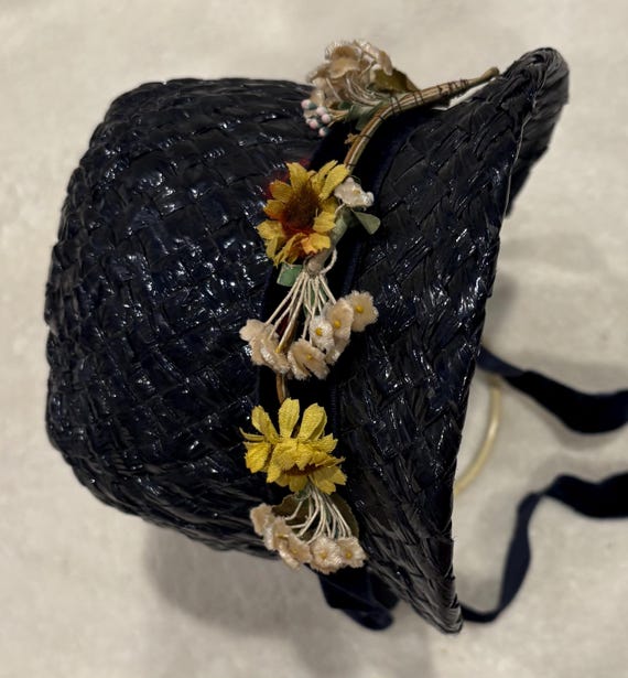 Child’s Vintage Straw Hat - image 4