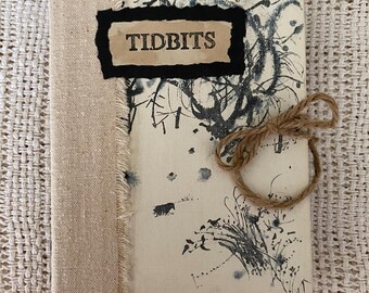 Tidbits Altered Book for Tags/Ephemera