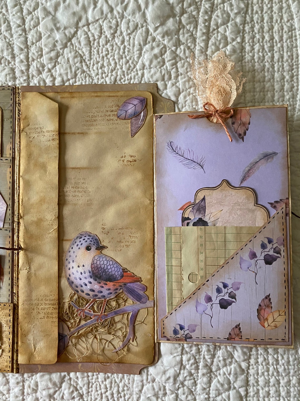 File Folder Folio Journal Etsy