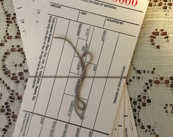 Inventory Tags - Set of 10