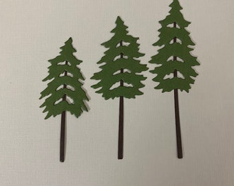 Forest Trees diecuts - set of 3