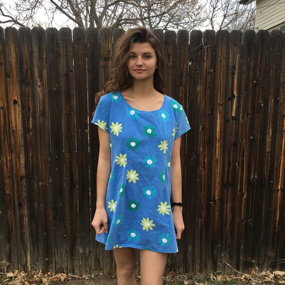 VTG 90's Floral Xhilaration Dress - image 1