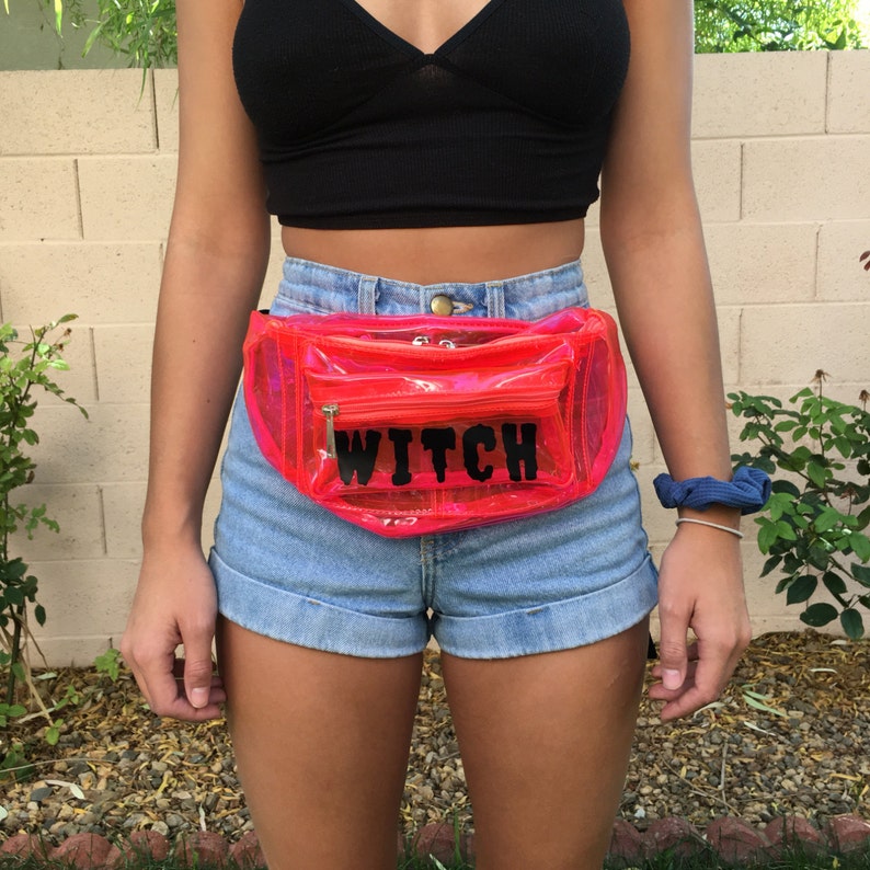 Download Transparent Neon PVC Fanny Pack | Etsy