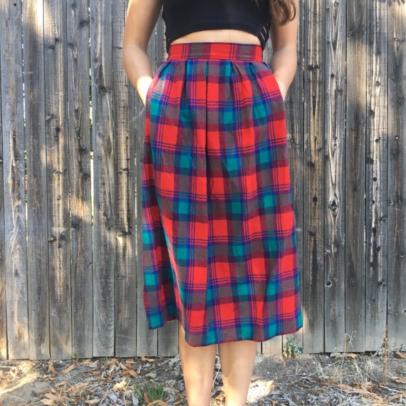 VTG 70's Pendleton Skirt - image 3