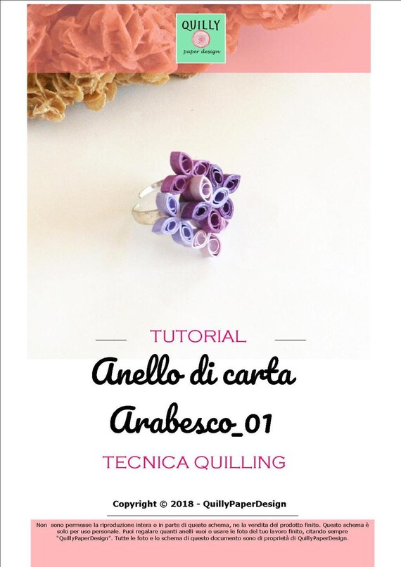 Quilling Technique Paper Ring Tutorial Illustrated Tutorial Diy Ring Paper Jewels Diy Instructions