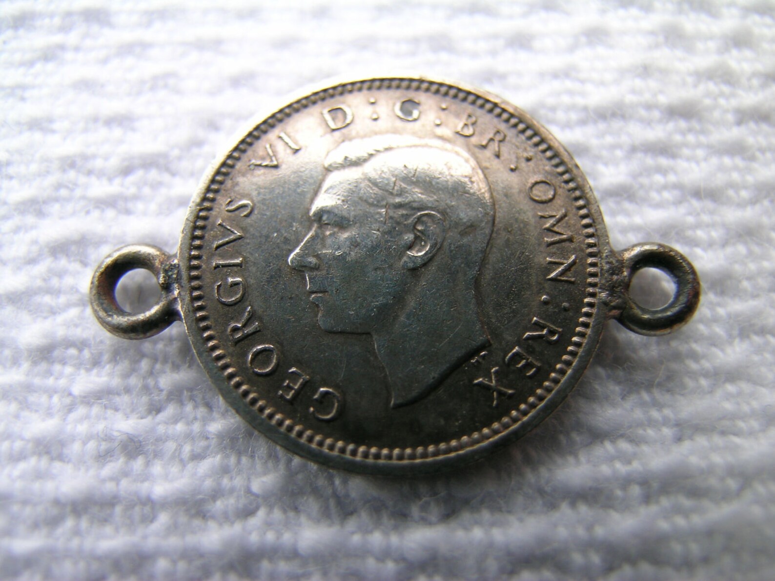Lovely Unusual Vintage British 1937 Threepenny Bit Threepence Joey Coin