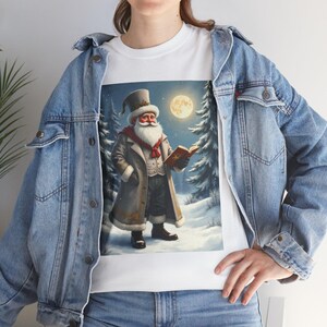 Vintage Santa Claus Tee, Father Christmas Shirt, Holiday Gift, Funny Winter Apparel, Unisex Cotton Shirt, Face of Santa Claus