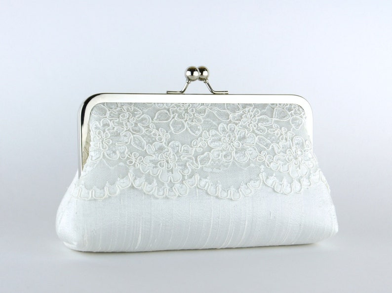 Bridesmaid Gift Silk Clutch Wedding clutch Bridal Clutch