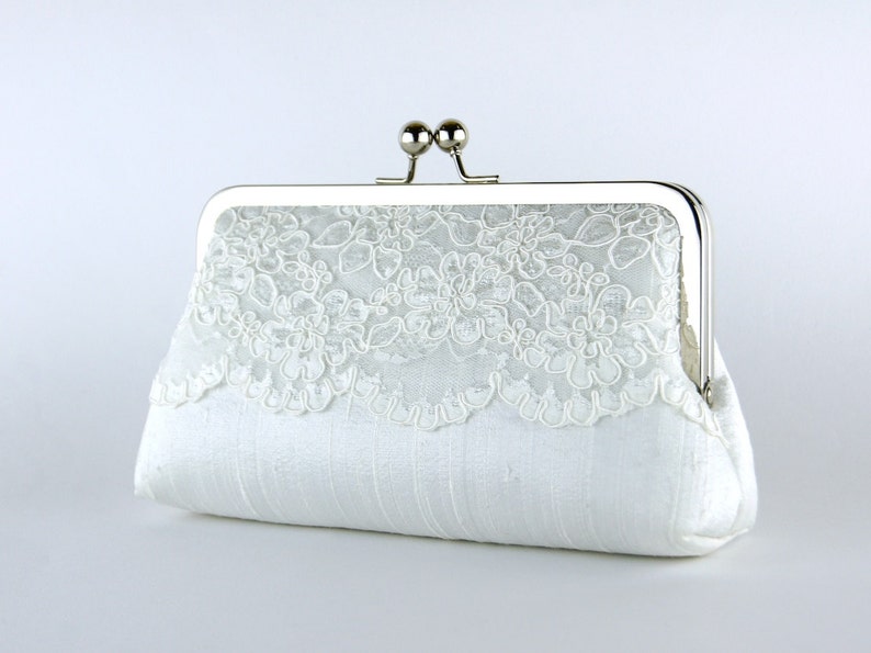 Bridesmaid Gift Silk Clutch Wedding clutch Bridal Clutch