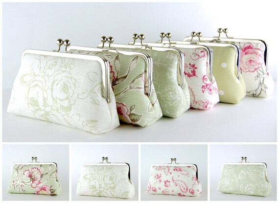 Sage green clutch bag Clearance