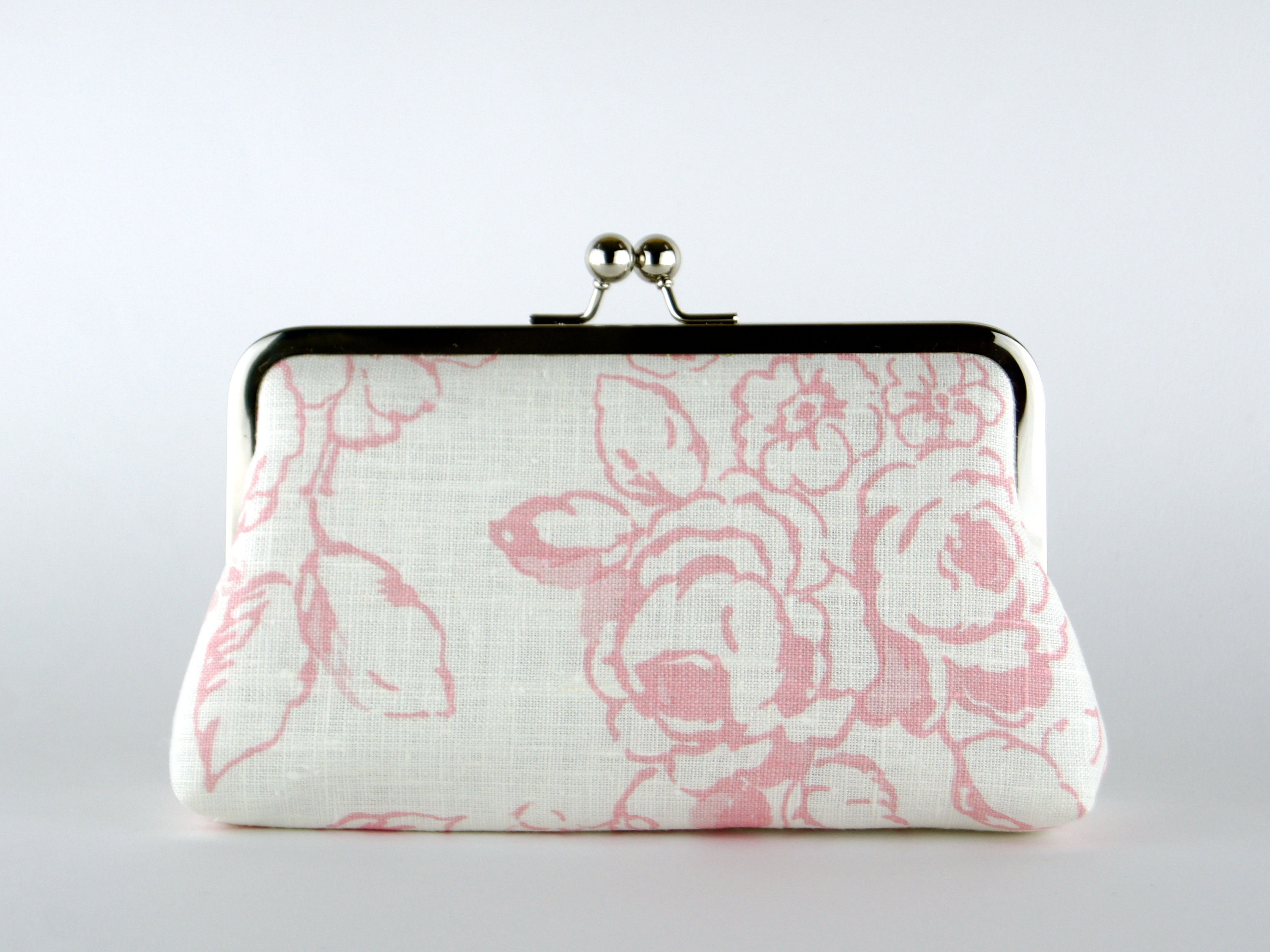 Mia Blush Boucle Clutch