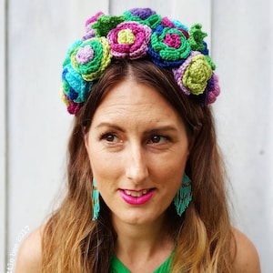 Frida Crown Crochet Pattern by The Little Bee image 1