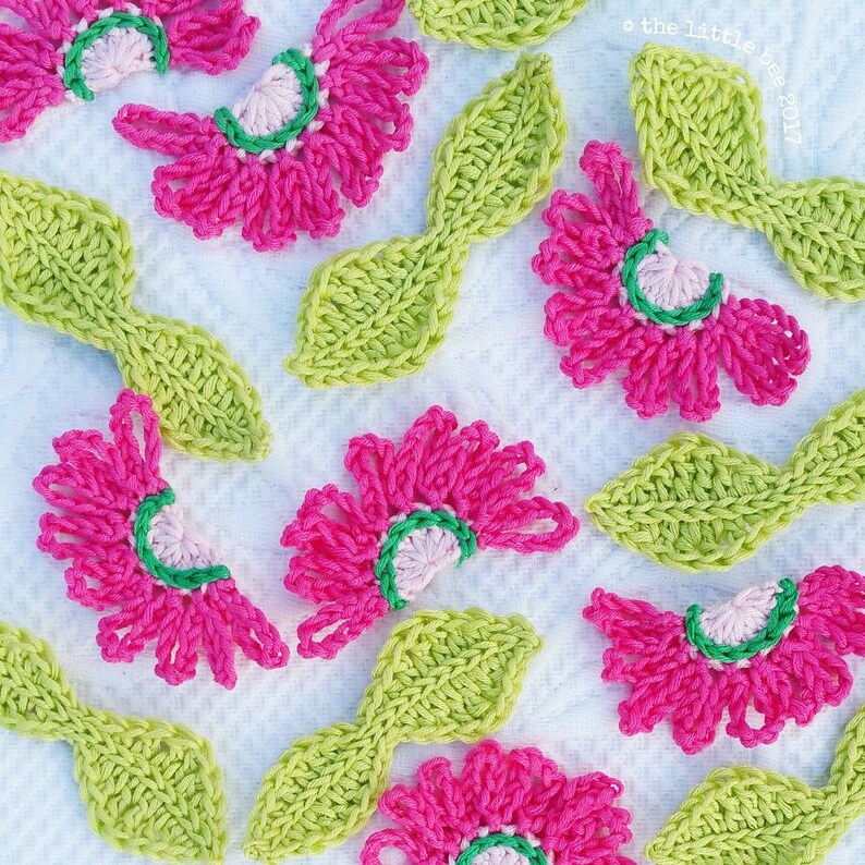 Oopsy Daisy Garland Crochet Pattern by The Little Bee image 3