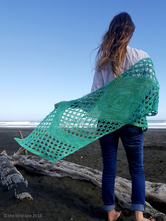 beach shawl crochet
