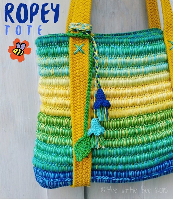 Crochet Bag Pattern Instant Download Ropey Tote - Etsy