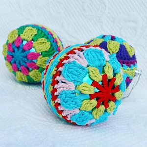 Crochet Pattern ~ Instant Download ~ Christmas Decorations ~ BIG Baubles