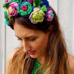 Frida Crown Crochet Pattern by The Little Bee image 4