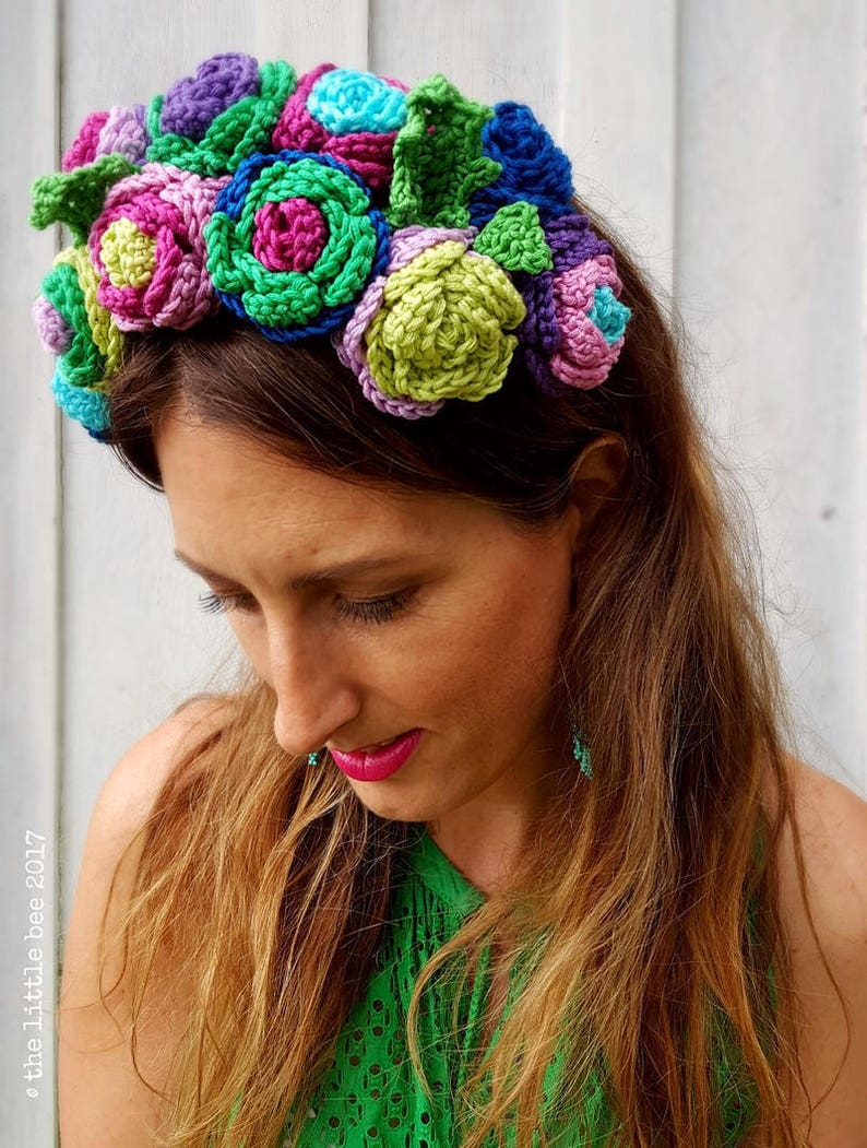 Frida Crown Crochet Pattern by The Little Bee image 4