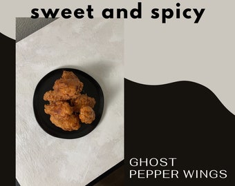 Sweet and Spicy Ghost Pepper Wings Recipe | Food Recipes | Fried Chicken Recipe