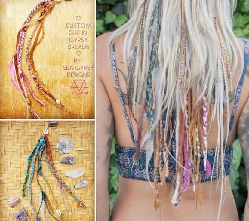 One Multi layered Goddess-Dreads || thread dreads || bohemian || mermaid Hair || beautiful hair || beach hair || hippie hair || cosmic babe