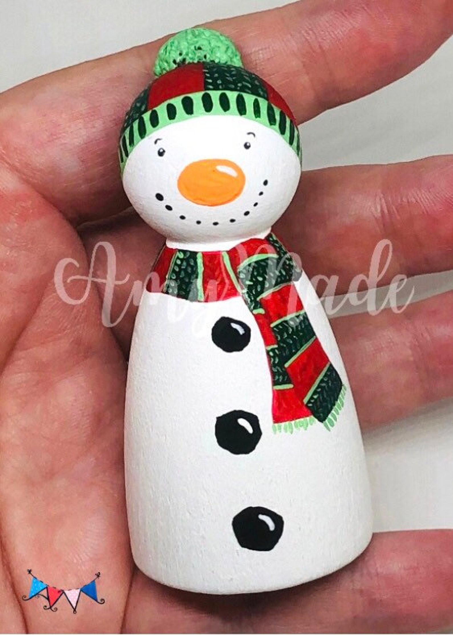 Christmas Stocking hanger Snowman decoration Christmas | Etsy