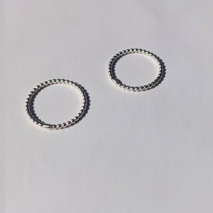 Sterling silver bead ring, thin beaded ring, silver stacking ring, sterling silver stacker, minimalistic rings, beaded stacking ring