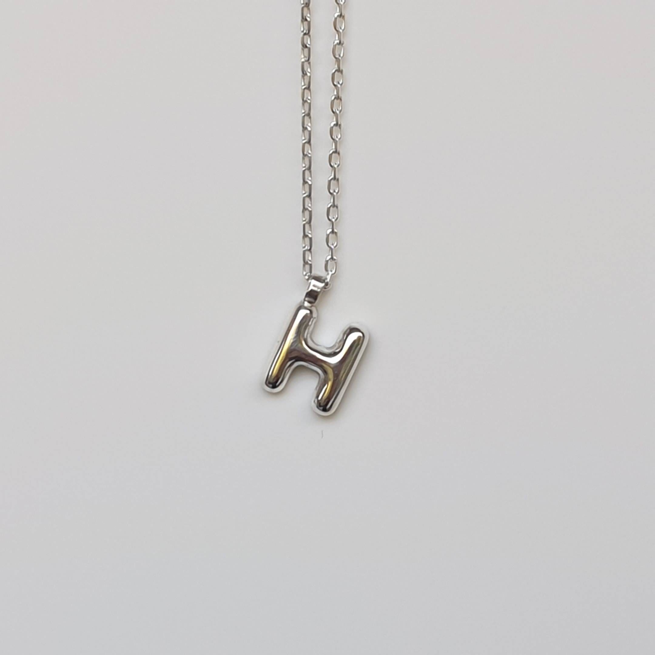 Bubble Letter Necklace – SELEN JEWELS