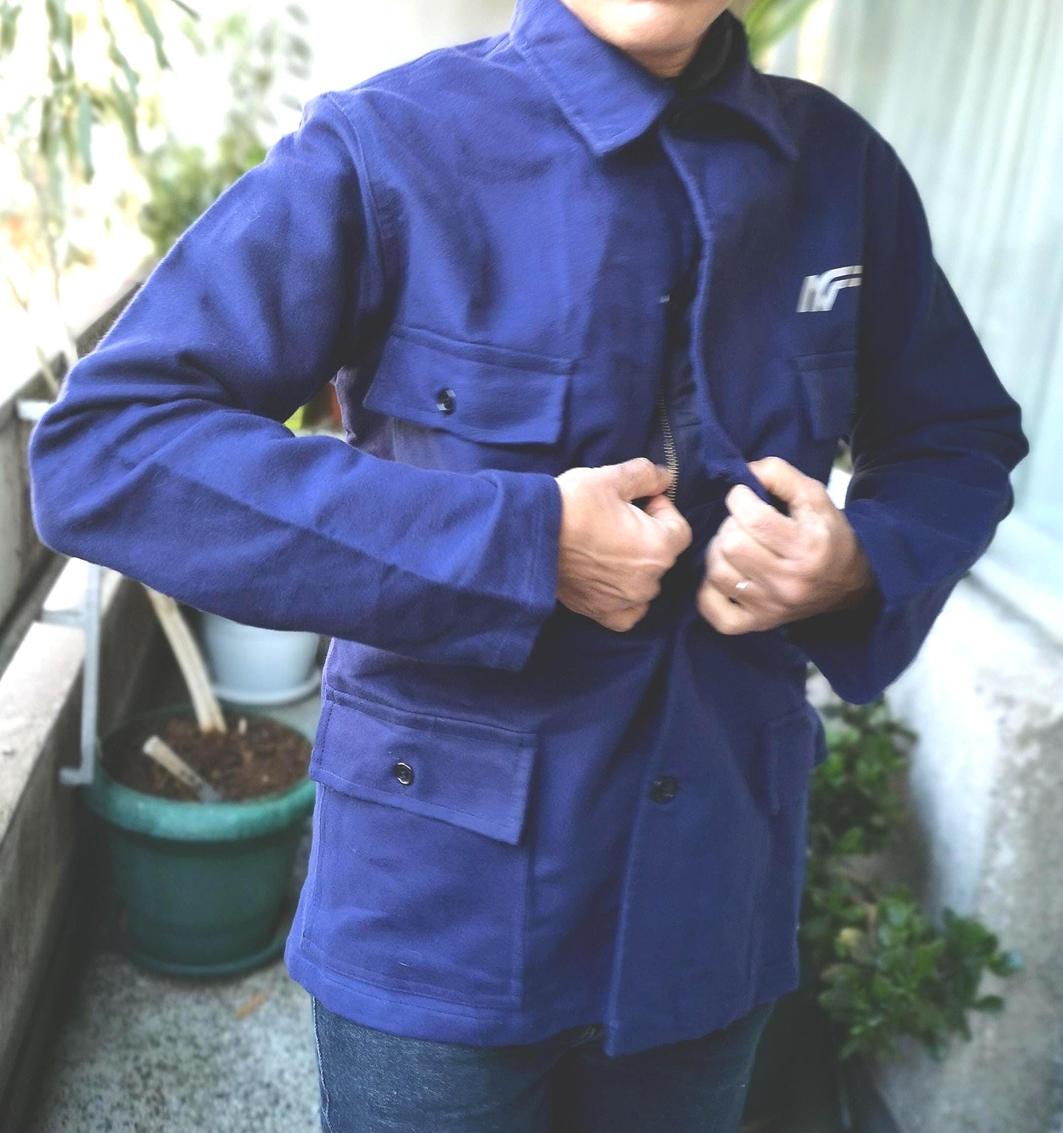 French Workwear Adolphe Lafont Moleskin Jacket - Etsy French Workwear Adolphe Lafont Moleskin Jacket - Etsy