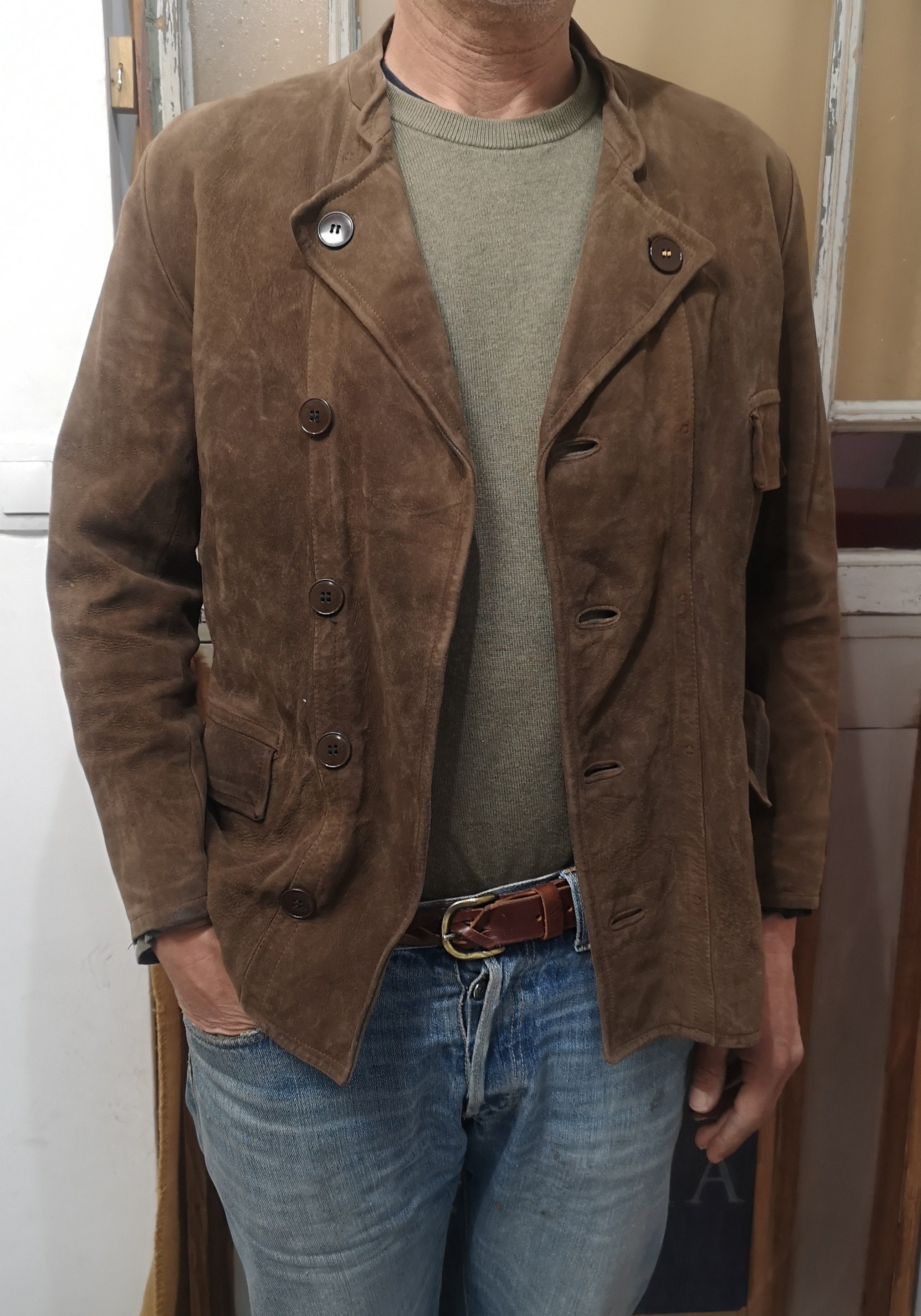 VINTAGE GOAT RIDING BLOUSON LIDNM VINTAGE GOAT RIDING BLOUSON【M