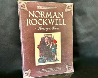 Vintage Norman Rockwell Collector Collectible Memory Album Magazine from the 1970s