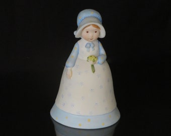 Vintage Holly Hobby Blue Girl  Collectible Bell