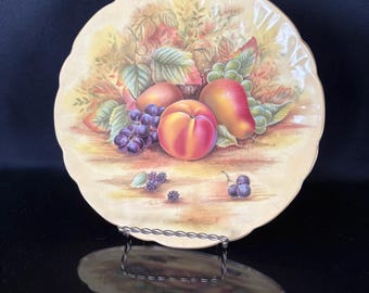 Aynsley Orchard Gold Luncheon Plate Dessert\Cookie Plate Made in England 1930s
