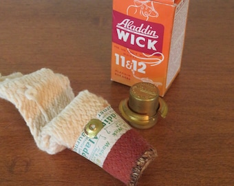 Aladdin Oil Lamp Wick Replacement for Models 11 and 12, Wick Cleaner included NIB with Box