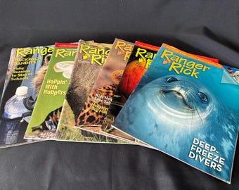 Vintage Ranger Rick Zeitschriften für Kinder