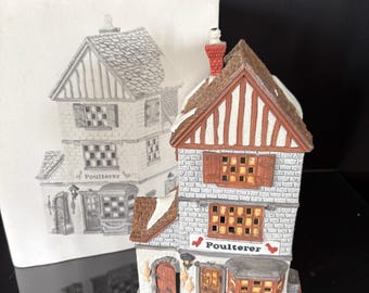 Retired Department Dept 56 The Poulterer from the Dickens Village Series dated 1988