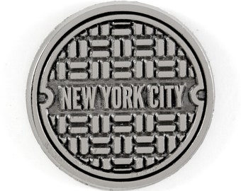 NYC Sewer Enamel Pin