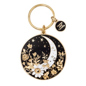 Floral Harvest Enamel Keychain