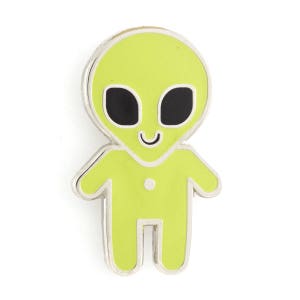 Alien Baby Glow-in-the-Dark Enamel Pin