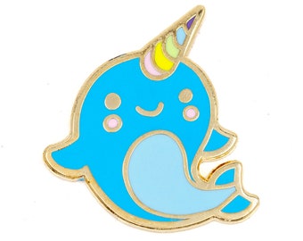 Narwhal Enamel Pin