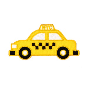 NYC Taxi Embroidered Iron-On Patch