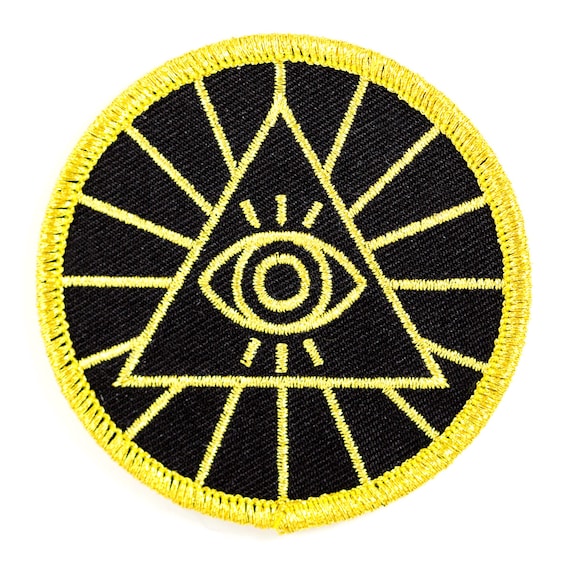 Buy Illuminati Embroidered Iron-on Patch Online in India 