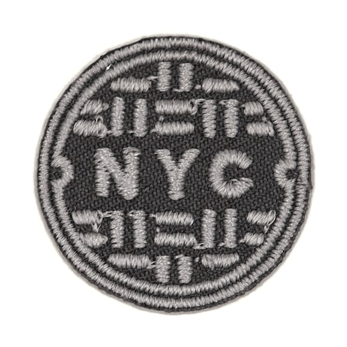 NYC Sewer Embroidered Ironon Patch Etsy