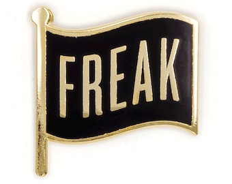 Freak Flag Enamel Pin